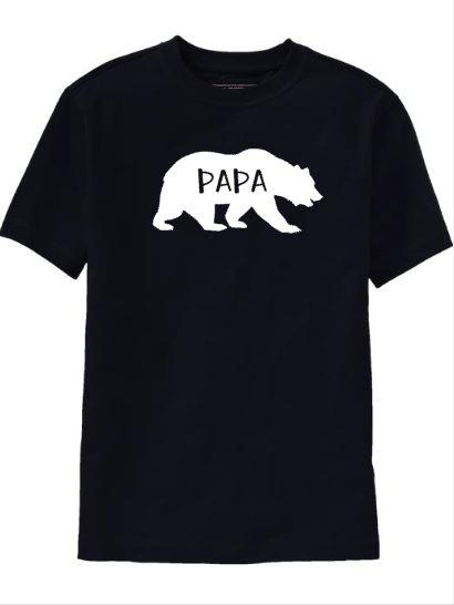 Men’s Papa Bear Shirt, Matching Family Shirts