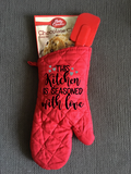 This Kitchen is Seasoned With Love, Personalized Oven Mitt