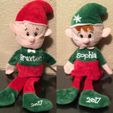 SEARCH OUR NEW SHOP LISTING Personalized Plush Christmas Elves, Boy or Girl, Elf On a Shelf