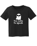 Too Cute To Spook Boys Shirt, Happy Halloween Ghost