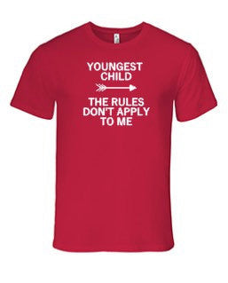 Youngest Child Shirt, Funny Siblings Shirts, Brothers and Sisters, Family Shirts