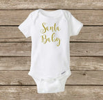 Santa Baby Onesie | Christmas Onesie, Baby Christmas Outfit | Merry Christmas, Baby Girl Onesie