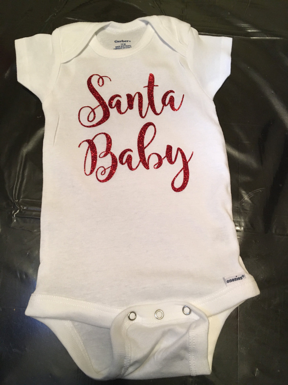 Santa Baby Onesie | Christmas Onesie, Baby Christmas Outfit | Merry Christmas, Baby Girl Onesie