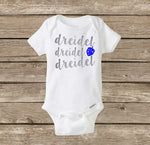 Dreidel Happy Hanukkah Onesie, Chanukah, My First Hanukkah, Baby's First