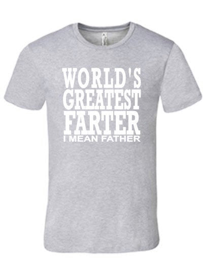 Men's Shirt World's Greatest Farter, Funny Father's Day Shirt