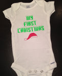 My FIrst Christmas Onesie, Merry Christmas Baby One Piece