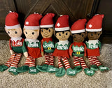 Christmas Personalized Plush Elves, Elf on the Shelf, Boy or Girl, Ornament Decor