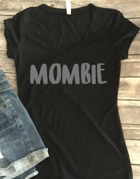 Women’s Halloween Mombie Zombie Shirt, Mom Life