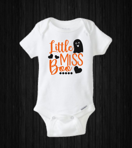 Little Miss Boo Baby Halloween Onesie