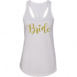 Women’s Bride Wifey Racerback Tank Top Shirt